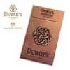 antique 3d badge on backing card
