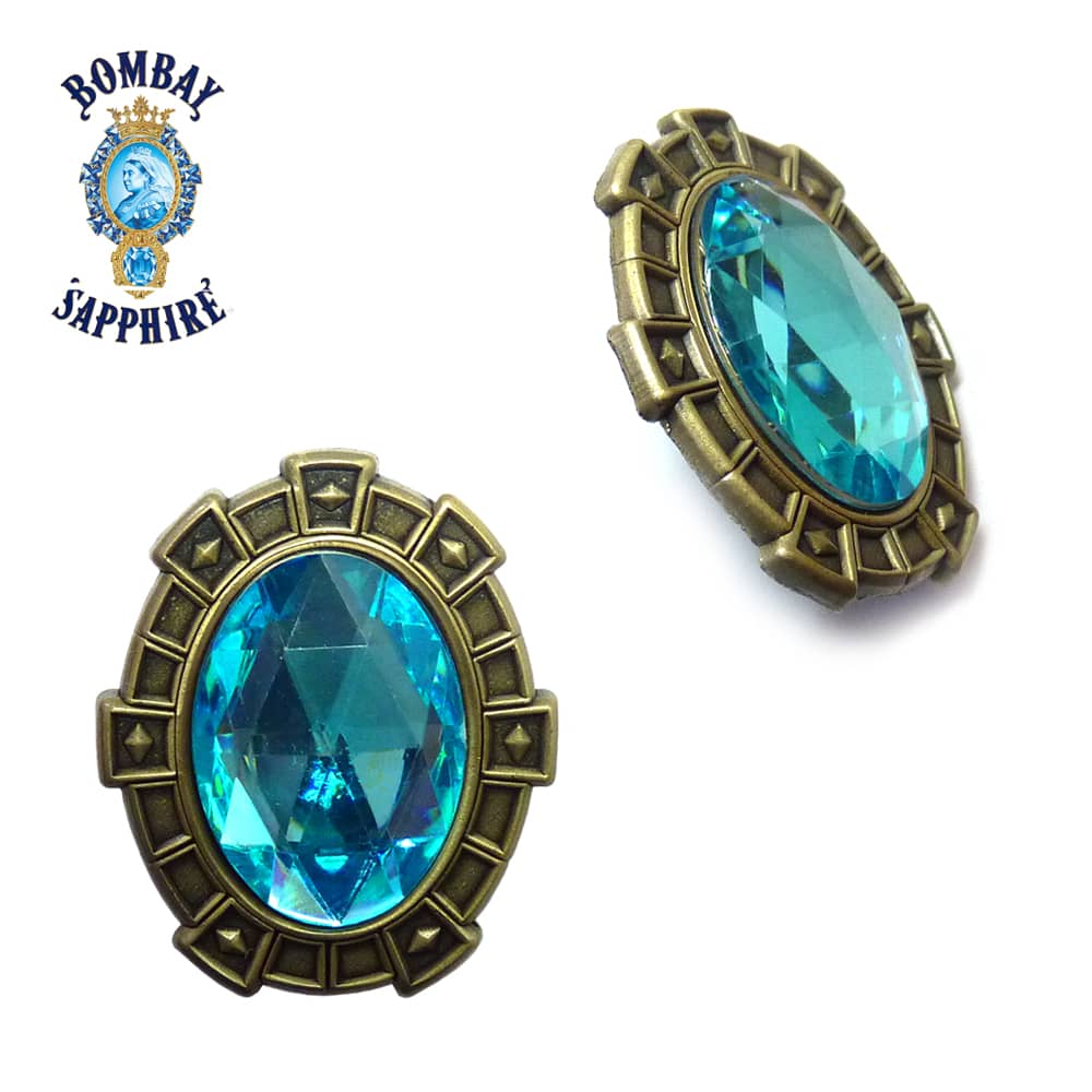 Bespoke 3D pin badges with gems