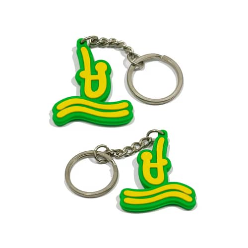 bespoke pvc keyrings made