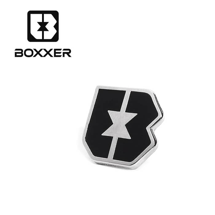 Custom Boxxer badges made for boxing promoters and live events